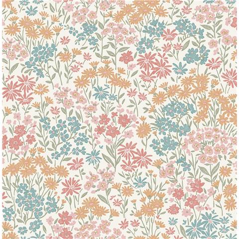 Crown Ashdown Archive Wallpaper Ditsy Daisies M1811