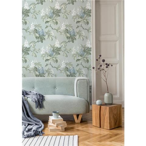 Crown Ashdown Archive Wallpaper Chestnut Floral M1819