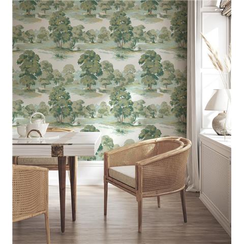 Crown Ashdown Archive Wallpaper Sherwood M1829