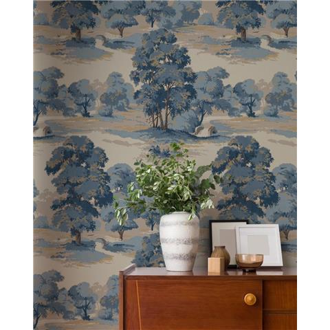 Crown Ashdown Archive Wallpaper Sherwood M1830