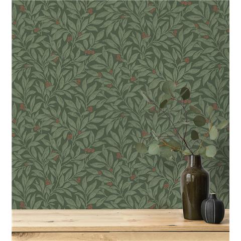 Crown Ashdown Archive Wallpaper Winter Berry M1844