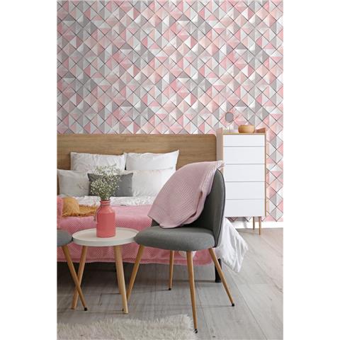 Ugepa Pop Wallpaper Oblique M46703 Pink p48