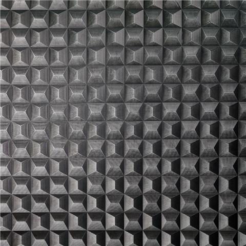 Vymura Romero 3D Effect Wallpaper M95682 Charcoal
