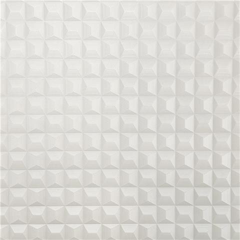 Vymura Romero 3D Effect Wallpaper M95683 Off White