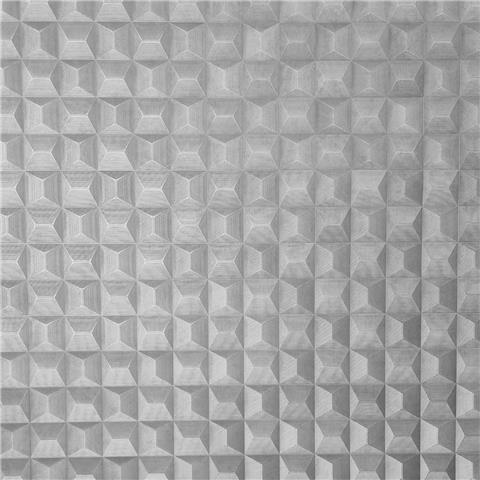 Vymura Romero 3D Effect Wallpaper M95684 Grey