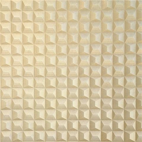 Vymura Romero 3D Effect Wallpaper M95685 Gold