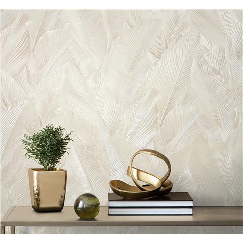 Vymura Gianni Palm Wallpaper M95686 Stone