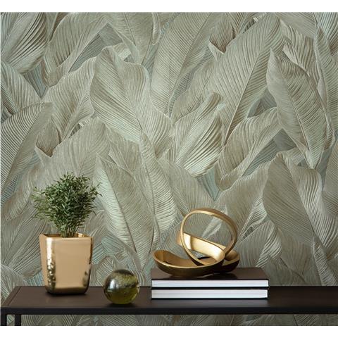 Vymura Gianni Palm Wallpaper M95688 Khaki