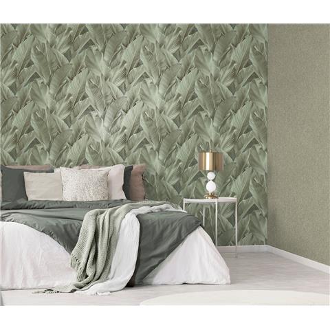 Vymura Gianni Palm Wallpaper M95688 Khaki