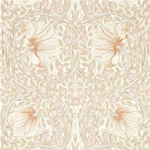Simply Morris Wallpaper Pimpernel 217064 Cochineal/Pink