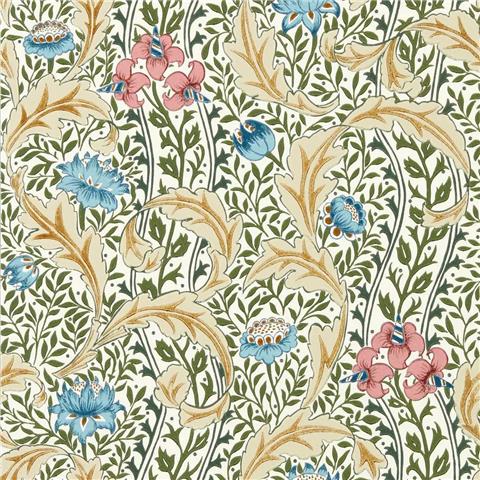 Morris & Co Wallpaper Wild Tulip+Vine 217576 Multi