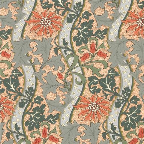 Morris & Co Wallpaper Cornflower 217581 Russet/Teal