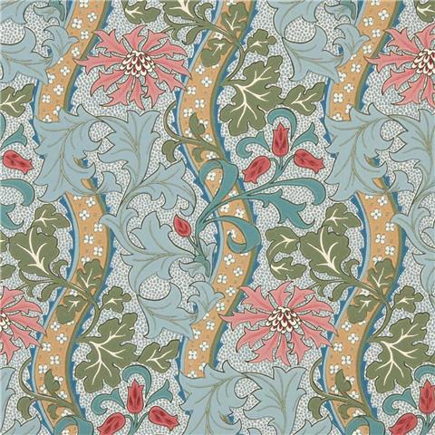 Morris & Co Wallpaper Cornflower 217582 Rose/Woad