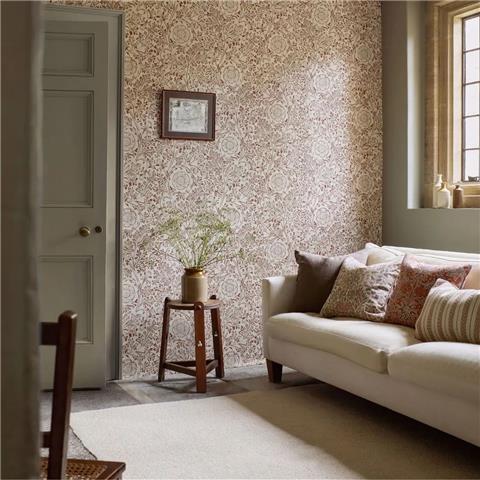 Morris & Co Wallpaper Chamomile 217587 Flax/Madder