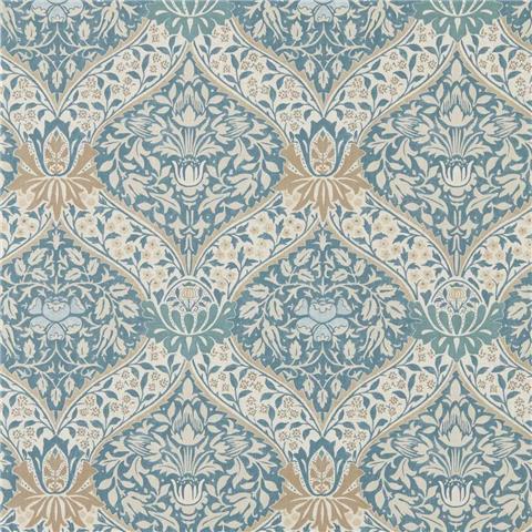 Morris & Co Wallpaper Norbury 217592 Woad/Linen