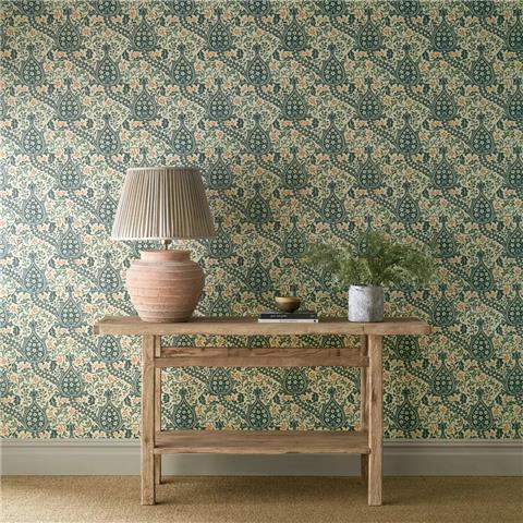 Morris & Co Wallpaper Persian Tulip 217599 Teal