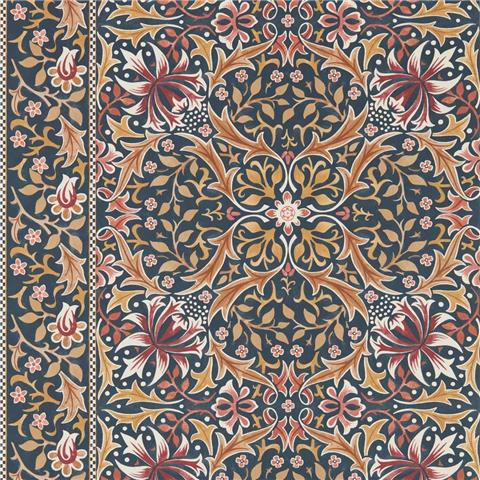 Morris & Co Wallpaper Walthamstow 217601 Indigo/Gold