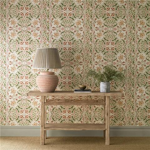 Morris & Co Wallpaper Walthamstow 217602 Rose/Nettle