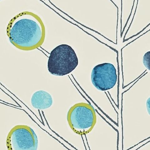 Scion Melinki Wallpaper-Berry Tree 110205