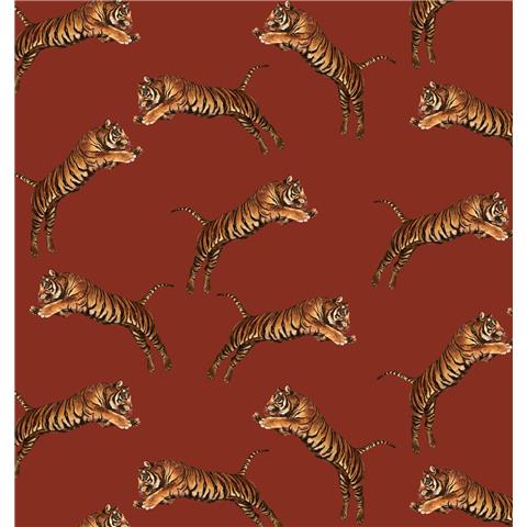 Paloma Faith Home Wallpaper Pouncing Tigers 921600 Red