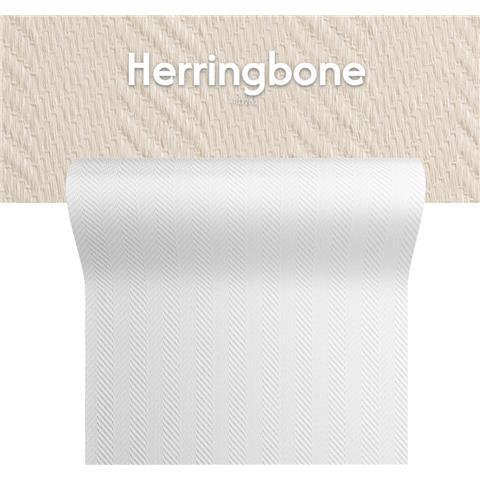 RD261 ANAGLYPTA Original Paintable WALLPAPER HERRINGBONE