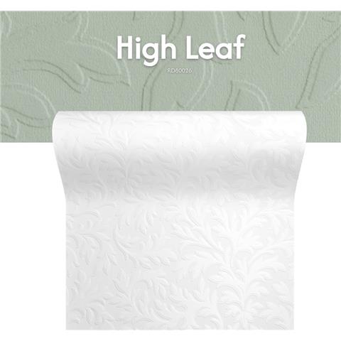 Anaglypta Textured Vinyl Wallpaper RD80026 High Leaf