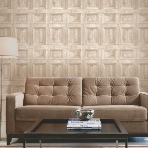 Fine Decor Wood Panel Wallpaper Limed Oak FD31054