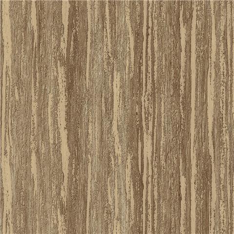 Design ID Santa Fe Linear Stripe Wallpaper SA524066 Chocolate/Gold