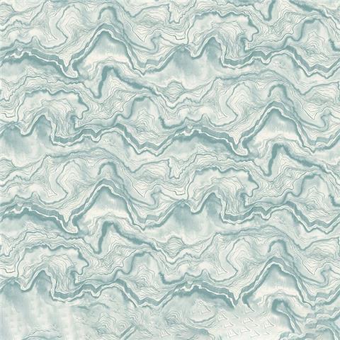 Blendworth Interiors Solstice Wallpaper Meander Seafoam 2111