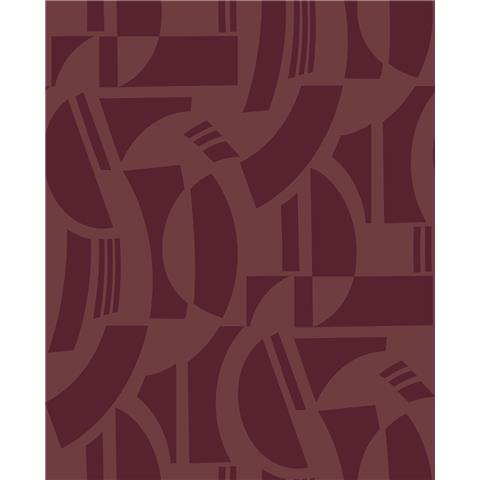 Scott Living 3 Carter Geometric Flock Wallpaper SP87380