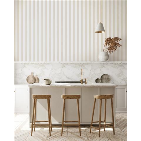 Style Sisters Thin Stripe Wallpaper SS21230 Natural