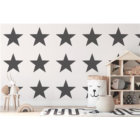 Style Sisters Single Star Wallpaper SS21244 Black