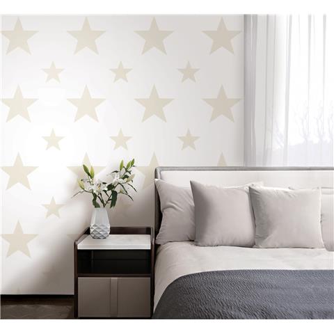 Style Sisters Double Star Wallpaper SS21253 Natural