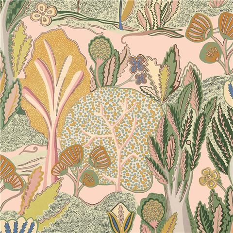 Thibaut Wanderlust Albero Wallpaper T45010 Apricot/Ginger