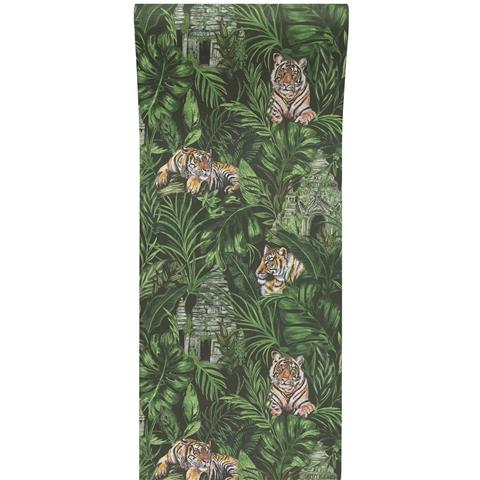Graduate Collection Wallpaper Tiger Temple green
