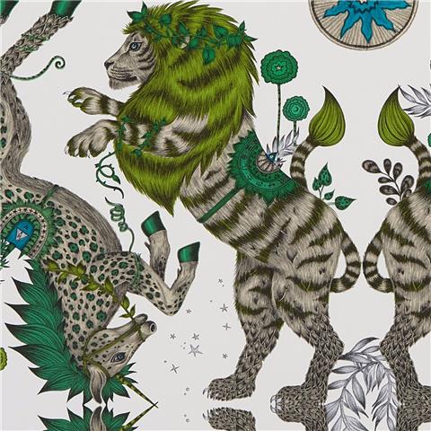 Emma J Shipley Wallpaper Caspian W0113-04 Lime