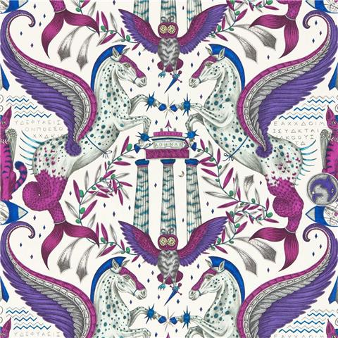 Emma J Shipley Mythica Wallpaper Collection Odyssey Mythos W0215/03 Violet