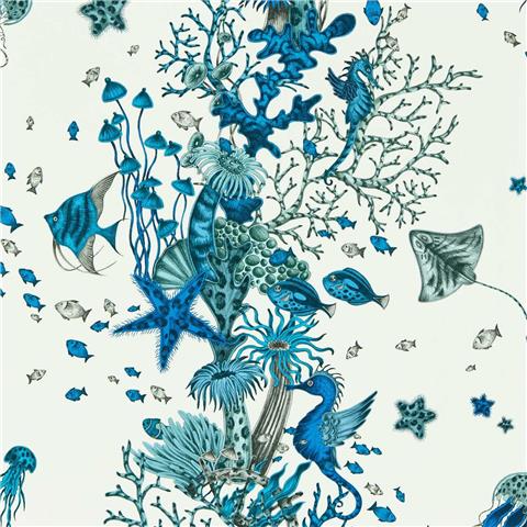 Emma J Shipley Mythica Wallpaper Collection Seaforest W0218/02 Blue