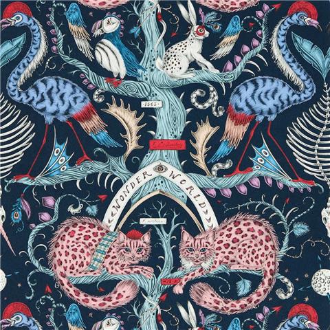 Emma J Shipley Mythica Wallpaper Collection Wonder World W0219/01 Berry