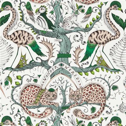 Emma J Shipley Mythica Wallpaper Collection Wonder World W0219/03 Emerald