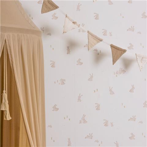 Little Dutch Wallpaper Baby Bunny 110023