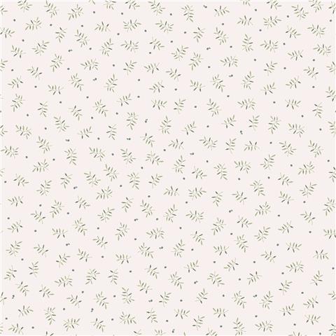 Little Dutch Wallpaper Blueberry Leaves 111034