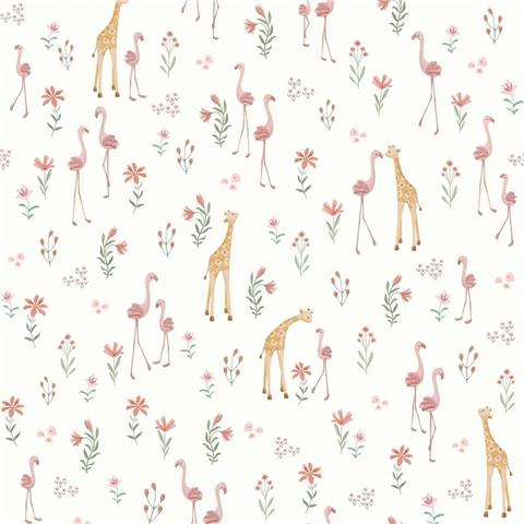 Little Dutch Wallpaper Blooming Safari WD115047