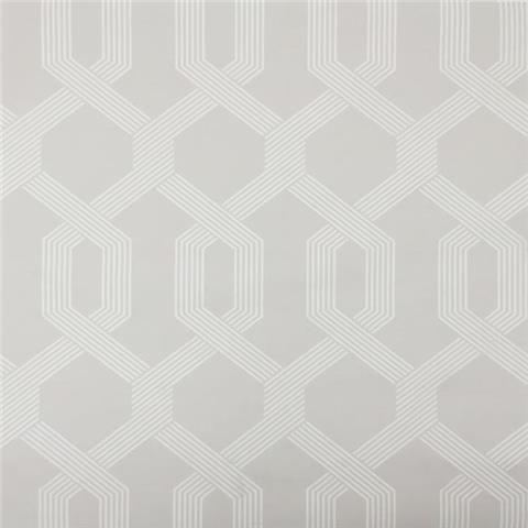 York Mid Century Wallpaper-Viva Lounge Trellis Y6221206 Grey/White