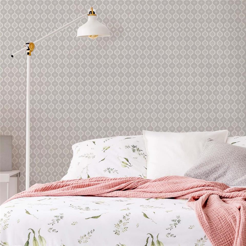 Super Fresco Wallpaper Luxe Ogee 112580