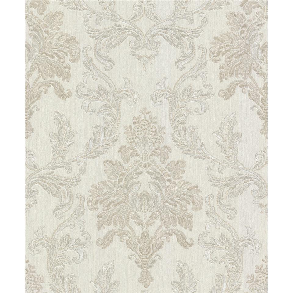 Rasch Vasari Bellini Damask Wallpaper 526752 Ivory