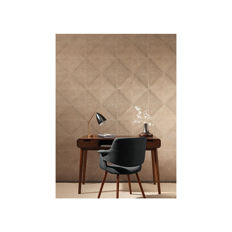 York Mid Century WallpaperOptic Y6221302 Coffee/Gold