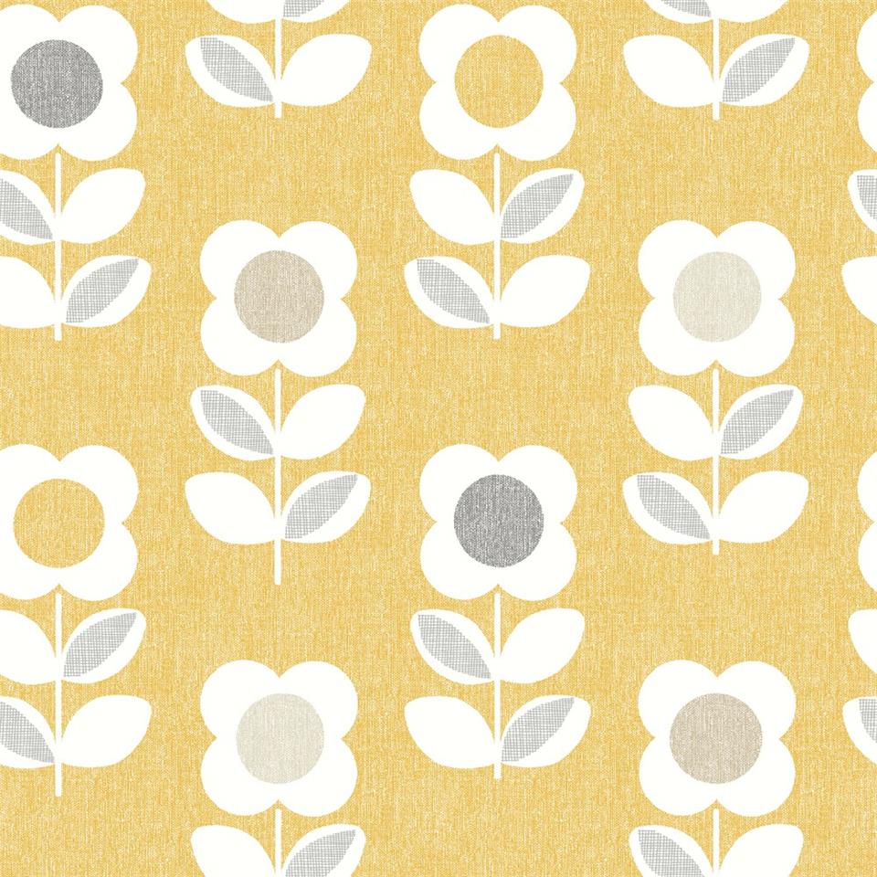 ARTHOUSE RETRO HOUSE WALLPAPER flower 902305