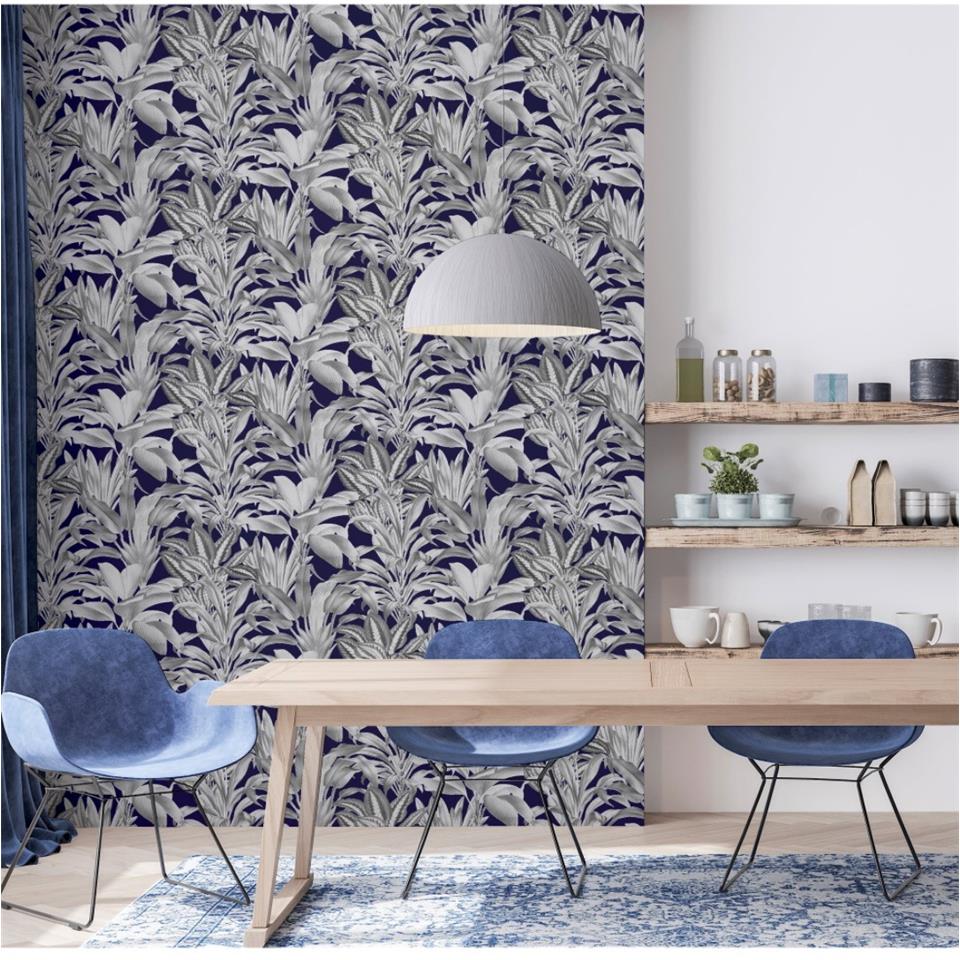 Arthouse Greenhouse Plants Wallpaper 909501 Navy