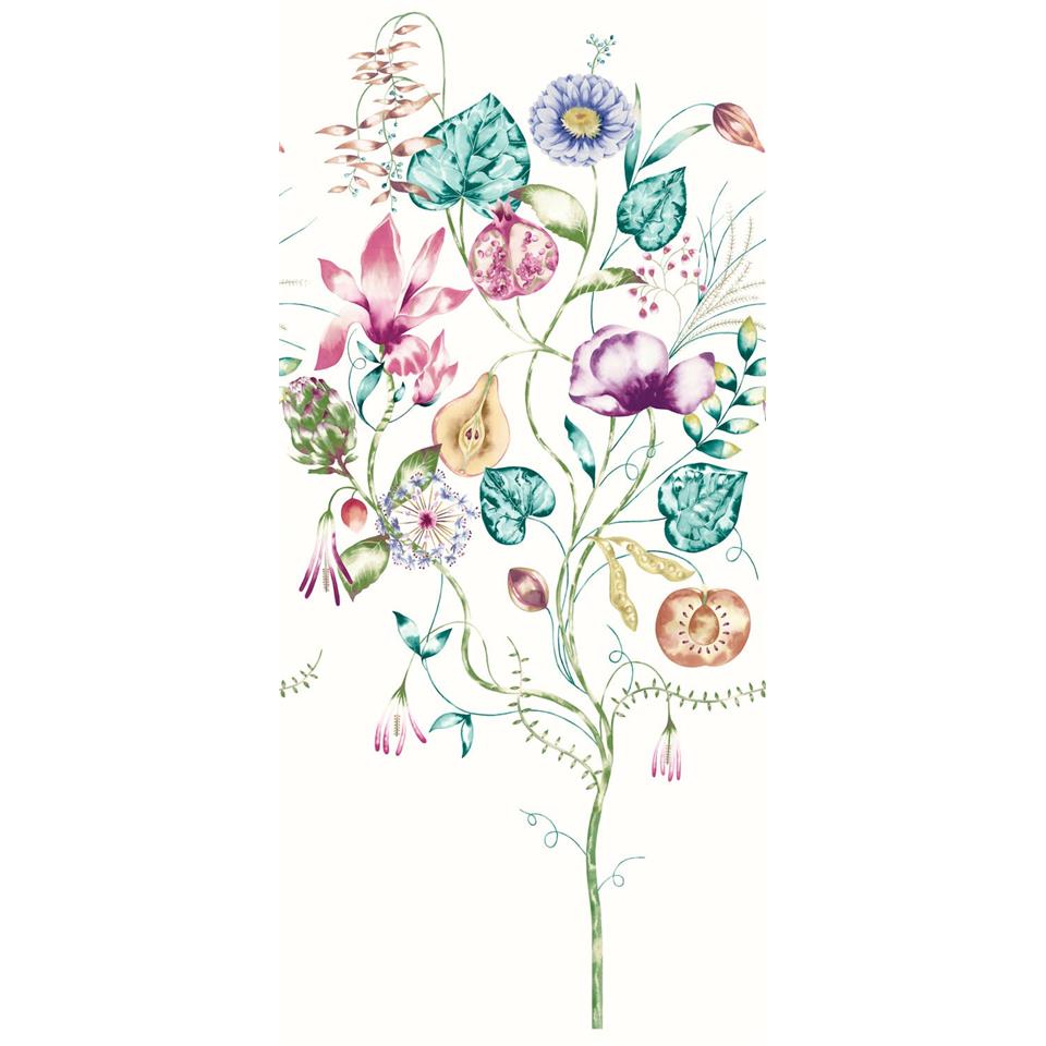 Harlequin Zapara Wallpaper Quintessence 111775 Colourway Lagoon/Cerise